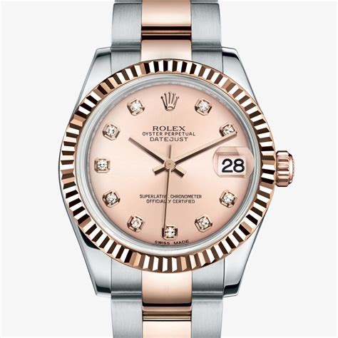 rolex datejust 31 acciaio oro|Orologio Rolex Datejust 31 in acciaio Oystersteel e oro Everose .